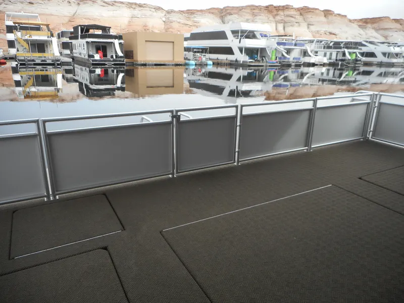 Slide: The Image of Houseboats on a lake with reflective water, Adonia Sojourn Trip #9, 2021. - 44