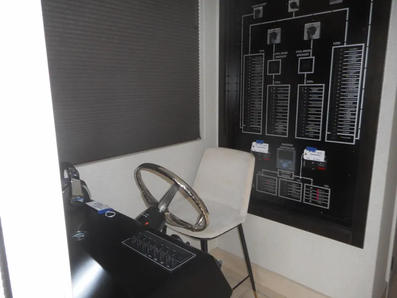 Slide: The Image of Control room of Adonia Sojourn Trip #9, 2021, with control panel. - 6