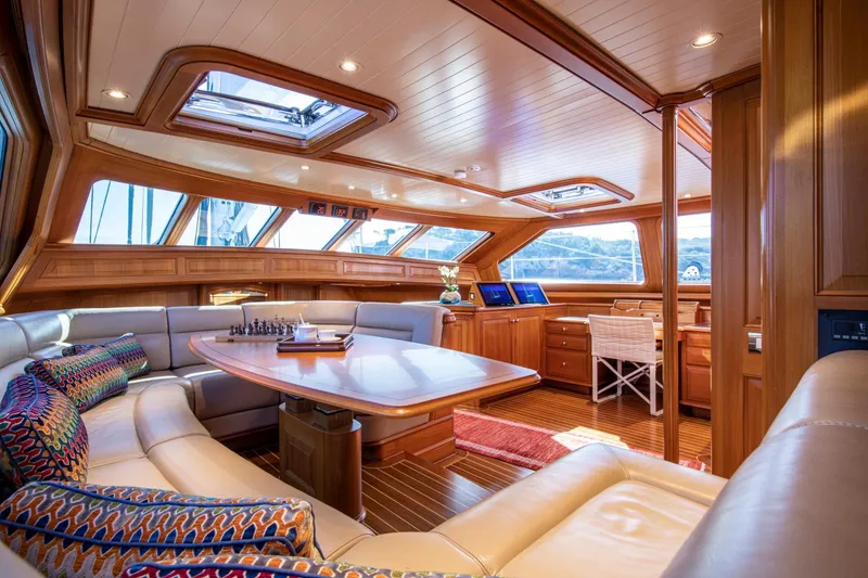 Slide: The Image of Luxurious interior of a 1998 Alloy Yachts Cruising Ketch. - 24