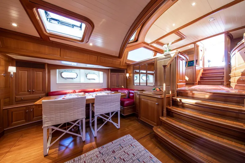 Slide: The Image of Luxurious interior of a 1998 Alloy Yachts Cruising Ketch. - 29