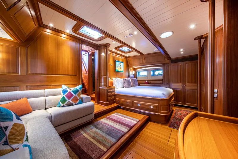 Slide: The Image of Luxurious cabin on a 1998 Alloy Yachts Cruising Ketch. - 35