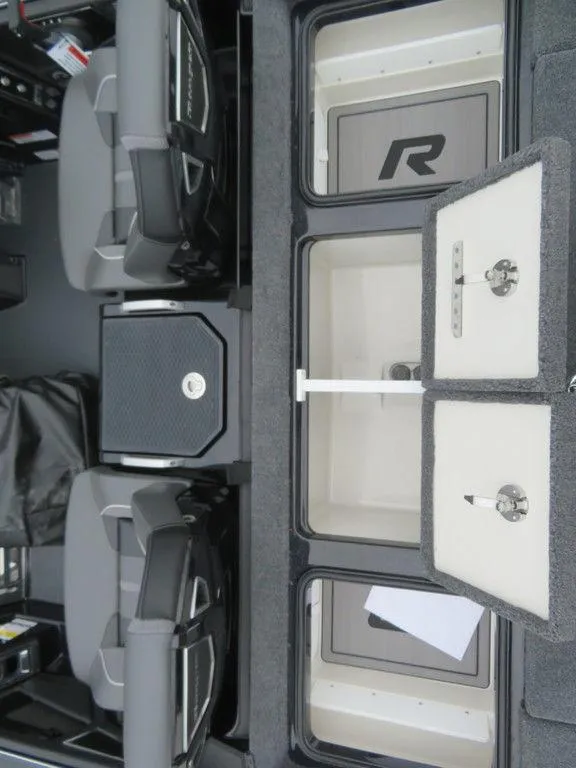 Slide: The Image of 2023 Ranger Z521R Ranger Cup Equipped boat interior storage compartments. - 11