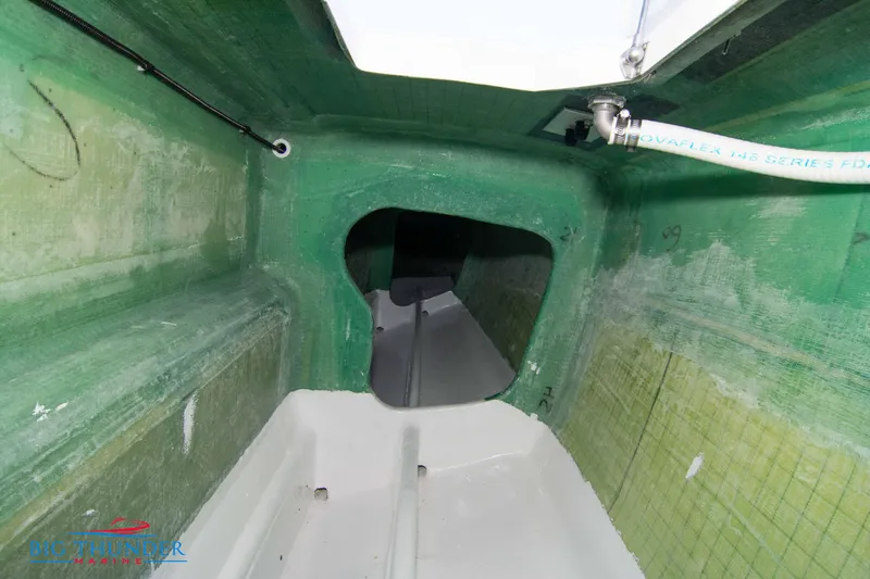 Slide: The Image of Interior view of 2024 Fountain 34 Thunder Cat boat. - 47