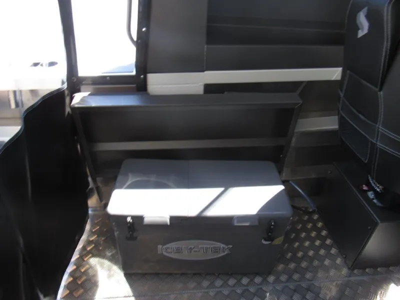 Slide: The Image of Interior of 2022 Stabicraft 2250 UltraCab WT with Icey-Tek cooler. - 14