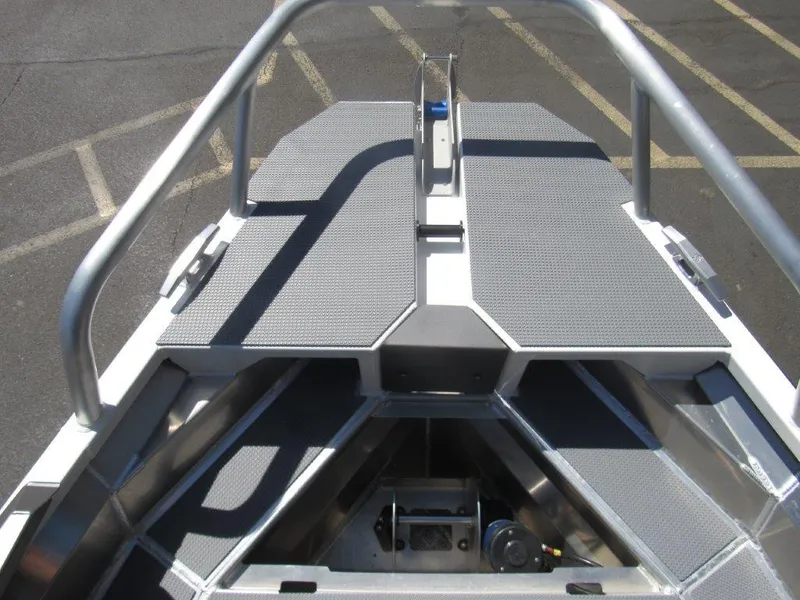 Slide: The Image of 2022 Stabicraft 2250 UltraCab WT bow deck with non-slip surface. - 17