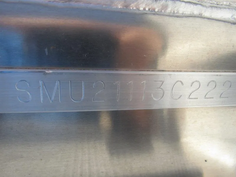 Slide: The Image of Hull identification number (HIN) of a 2022 Stabicraft 2250 UltraCab WT boat. - 19