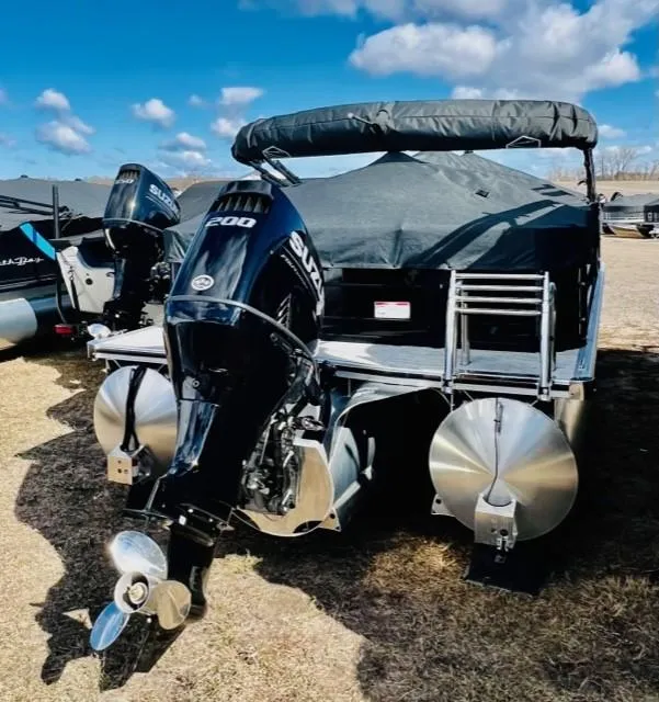 The Image of 2023 South Bay 224FCR3.0 pontoon boat with Suzuki 200 outboard motor. - 0