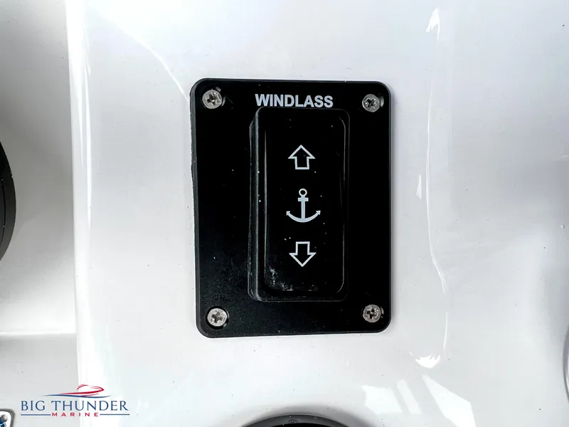 Slide: The Image of Windlass control panel on a 2023 Fountain 38 TE boat by Big Thunder Marine. - 29