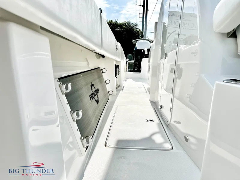 Slide: The Image of 2023 Fountain 38 TE boat interior at Big Thunder Marine. - 37