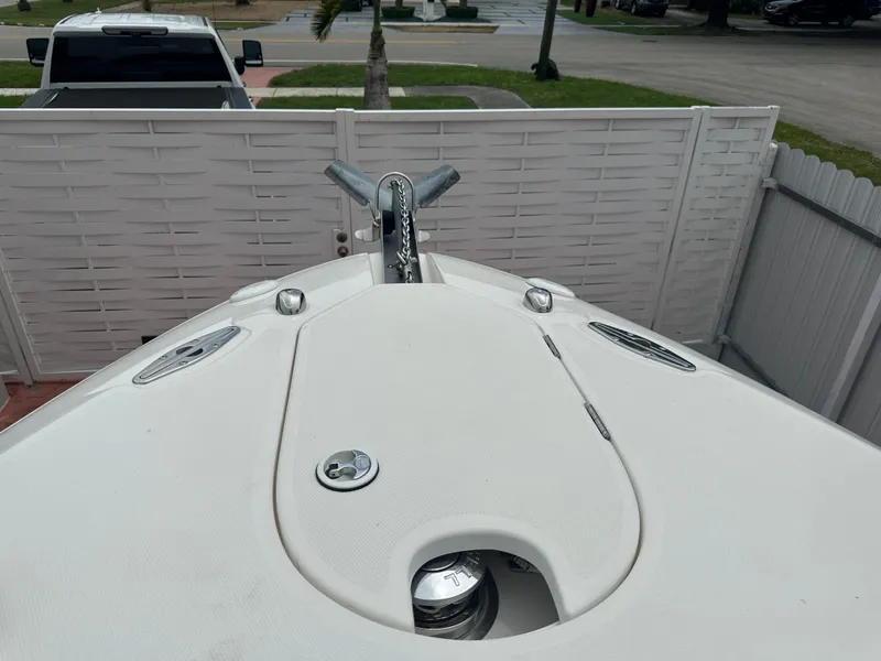 Slide: The Image of Bow of a 2006 Wellcraft 310 CC boat with anchor and winch. - 19