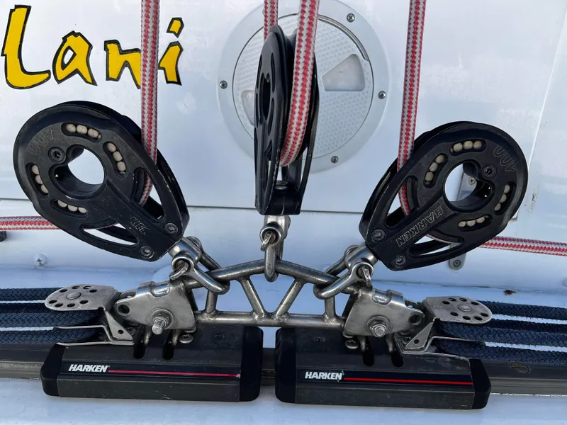 Slide: The Image of Robertson Custom Catamaran / Sloop Rig 1992 - 50