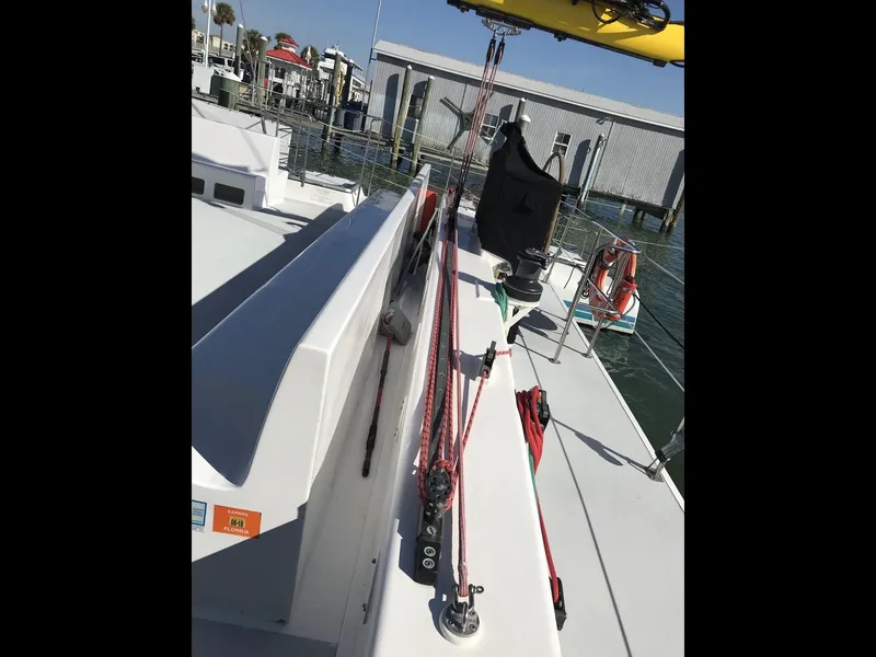 Slide: The Image of Robertson Custom Catamaran / Sloop Rig 1992 - 51