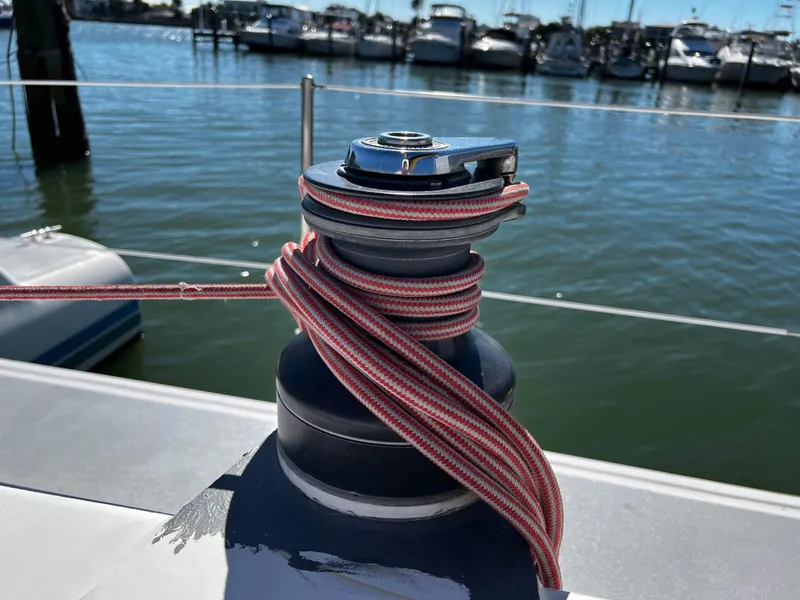 Slide: The Image of Robertson Custom Catamaran / Sloop Rig 1992 - 54