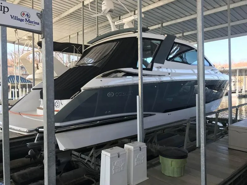 Slide: The Image of 2018 Cobalt A40 Coupe docked at Village Marina. - 25