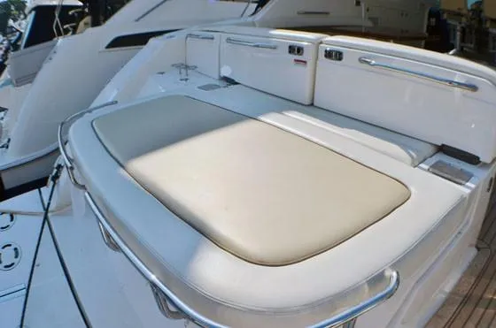 Slide: The Image of 2012 Sea Ray 540 Sundancer yacht with spacious sunpad and sleek design. - 4