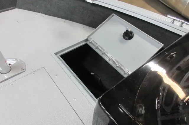 Slide: The Image of 2023 Smoker Craft Pro Angler XL 171 boat storage compartment. - 13
