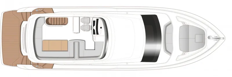 Slide: The Image of Manufacturer Provided Image: Manufacturer Provided Image: Princess 55 Flybridge Layout Plan - 41