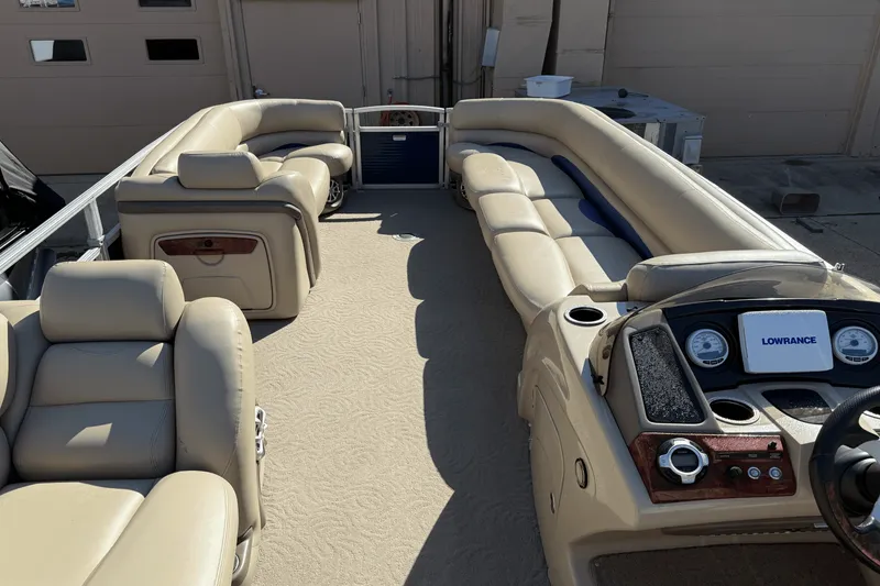 Slide: The Image of Regency SUNTRACKER PARTY BARGE 2012 - 14