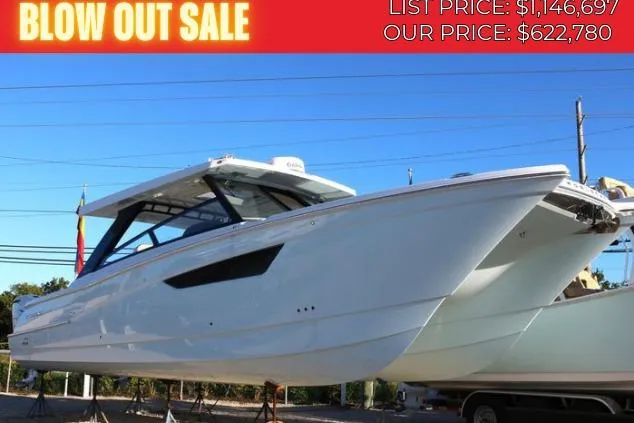 The Image of 2023 World Cat 400 DC-X boat on sale, discounted from $1,146,697 to $622,780. - 0
