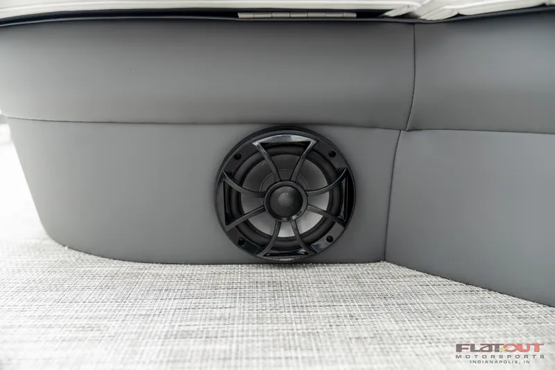 Slide: The Image of Speaker on the 2023 South Bay S224 Cruise & Fish 200HP boat interior. - 14