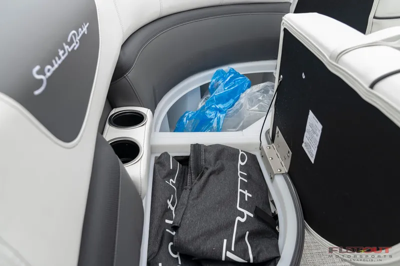 Slide: The Image of 2023 South Bay S224 Cruise & Fish 200HP boat interior storage compartment. - 21