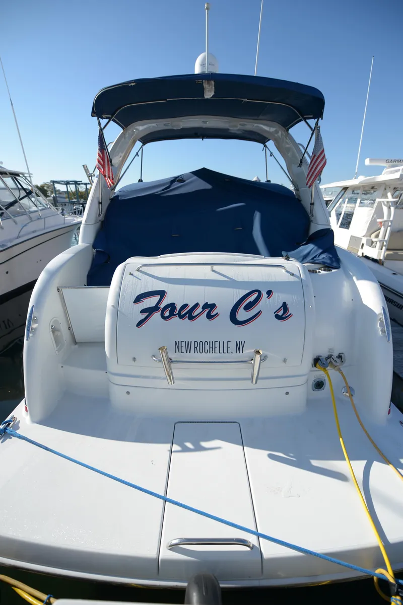 Slide: The Image of 2007 Formula 34 PC yacht named "Four C's" docked in New Rochelle, NY. - 9