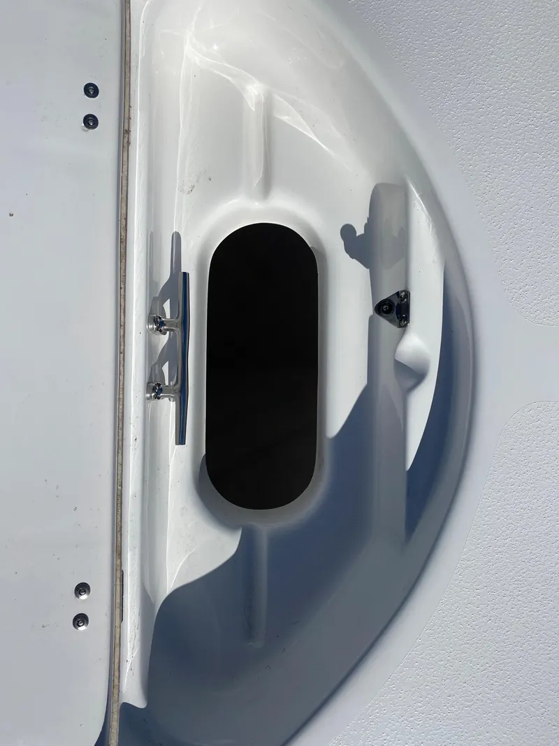 Slide: The Image of 2021 Tidewater 210 LXF boat storage compartment. - 10