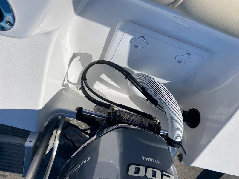 Slide: The Image of 2021 Tidewater 210 LXF boat with Yamaha 200 outboard motor. - 22