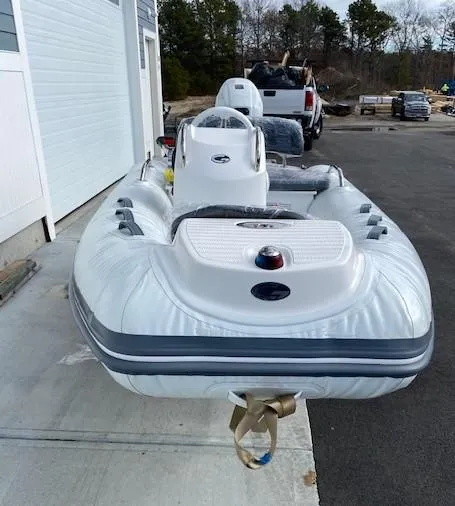 Slide: The Image of 2023 Grand G 340 inflatable boat with DF25ATSW engine. - 5