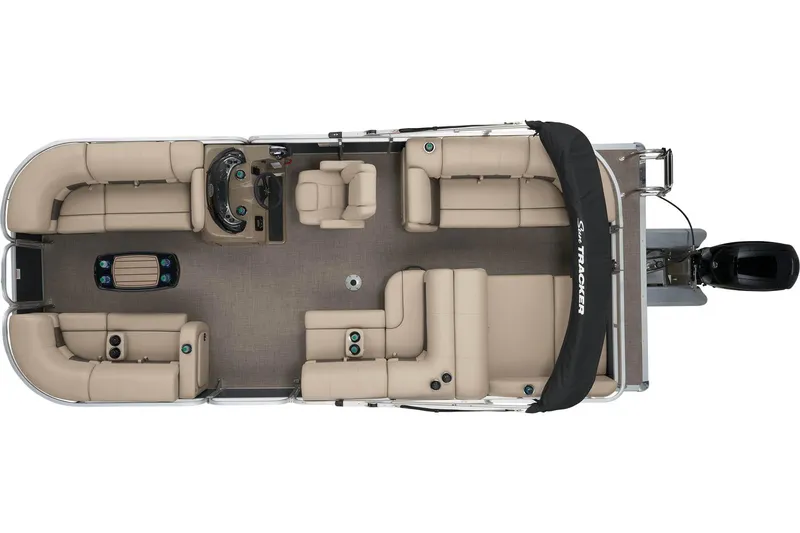 Slide: The Image of Sun Tracker Party Barge 22 RF DLX 2023 - 11