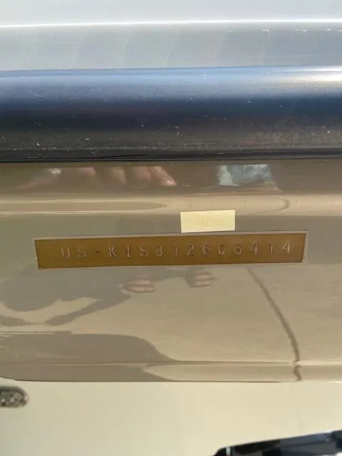 Slide: The Image of Serial number on 2014 Crownline 215 SS boat hull. - 9