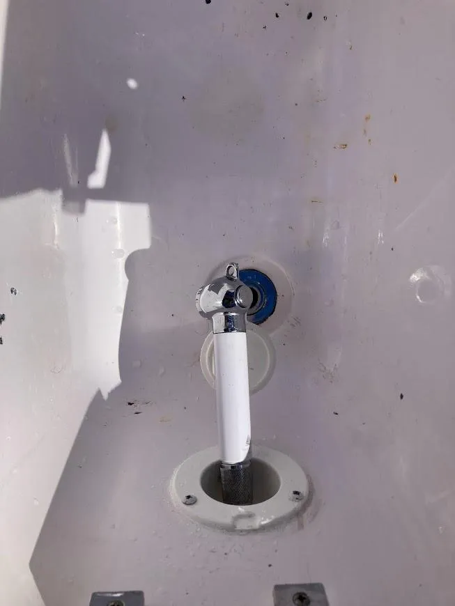 Slide: The Image of 2005 Donzi 35 ZFC DAYTONA boat interior detail with plumbing fixture. - 40