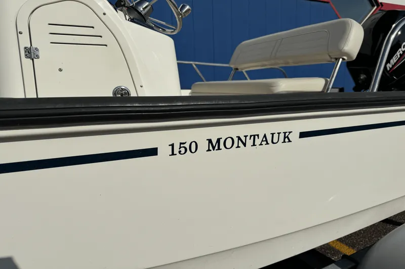Slide: The Image of Boston Whaler 150 Montauk 2022 - 2