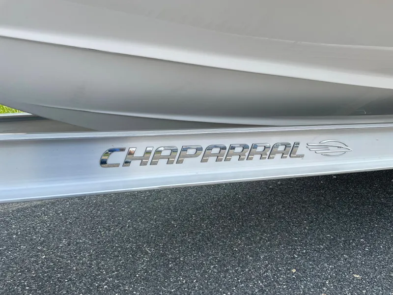 Slide: The Image of 2024 Chaparral 23 SSi OB boat trailer with logo - 5