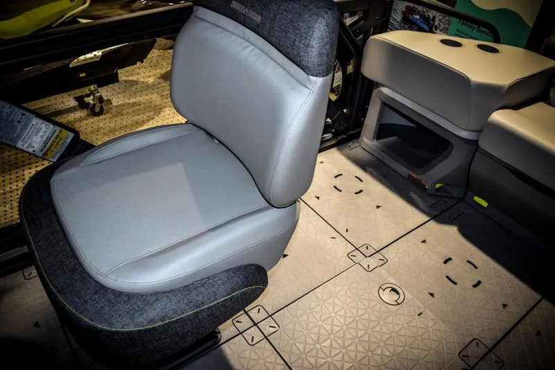 Slide: The Image of 2022 Sea-Doo Switch Sport 21 interior seating and flooring. - 8