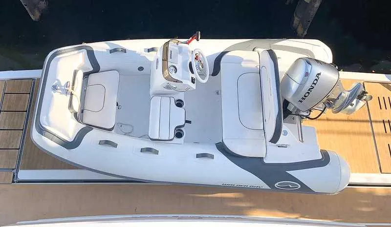 Slide: The Image of 2025 Walker Bay Generation 10 LTE boat with Honda outboard motor. - 9