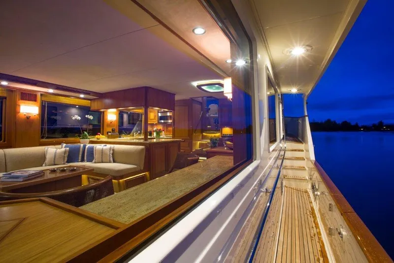 Slide: The Image of Lighted Covered Side Decks - 34