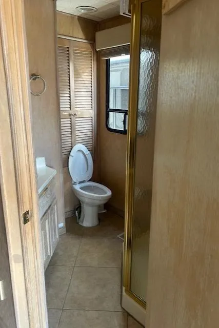 Slide: The Image of Bathroom interior of 2001 Stardust Cruisers Desert Oasis Week #30 houseboat. - 11