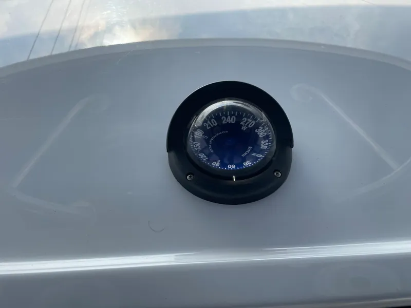 Slide: The Image of Compass on Freeman 37 boat dashboard, 2019 model. - 39