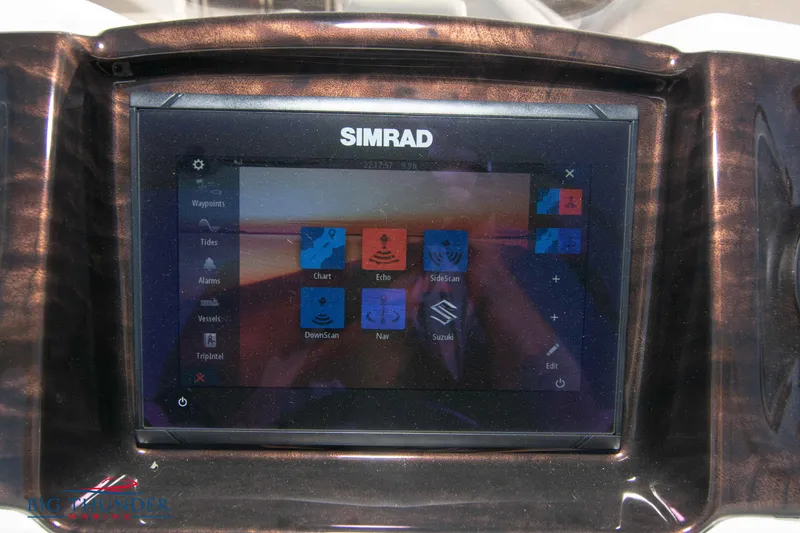 Slide: The Image of Simrad display on JC NEPTOON 27 TT SPORT 2022 boat dashboard. - 26