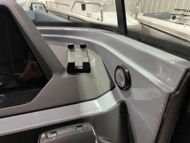 Slide: The Image of Interior of 2022 BRABUS Shadow 500 Cabin, featuring sleek dashboard and modern design elements. - 17