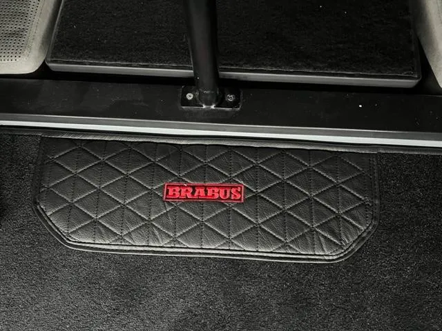 Slide: The Image of Quilted black floor mat with red BRABUS logo in Shadow 500 Cabin, 2022 model. - 25