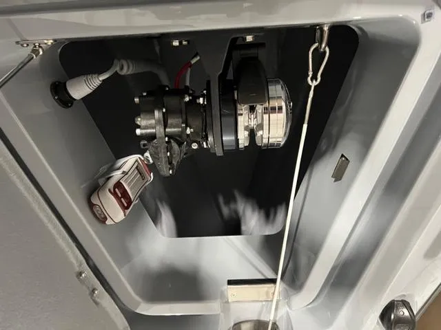 Slide: The Image of Interior view of 2022 BRABUS Shadow 500 Cabin boat's mechanical components. - 38