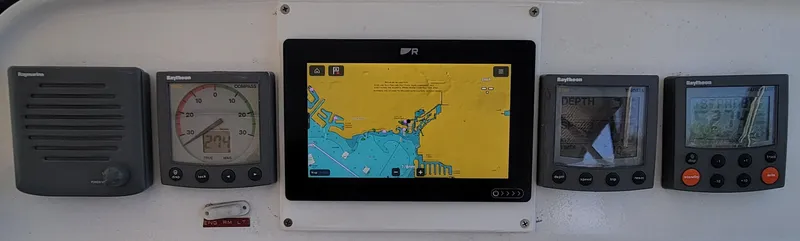 Slide: The Image of Upper Helm w/ NEW Raymarine Electronics (2023) - 13