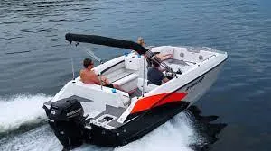 Slide: The Image of 2023 Starcraft 171 SVX boat cruising on water with passengers. - 7