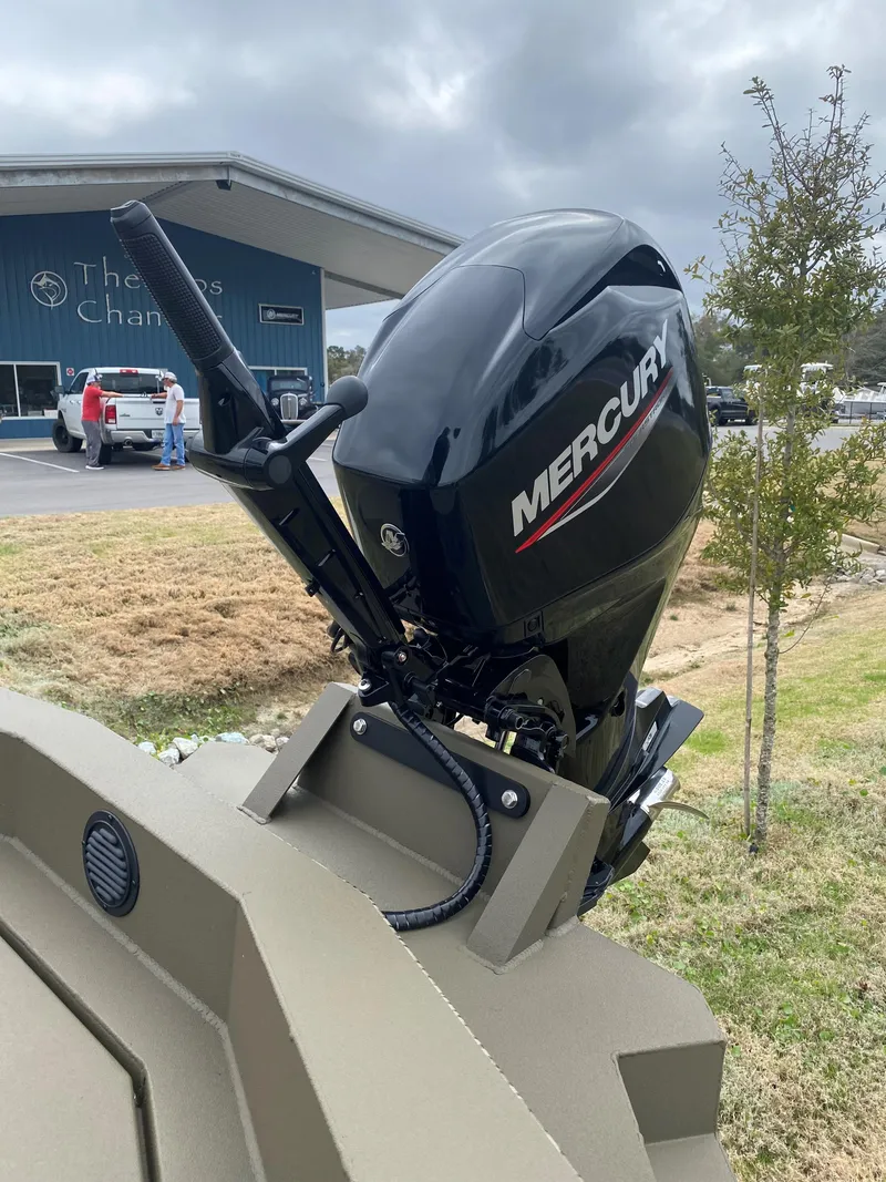 Slide: The Image of 2023 Thor Lake Hammer boat with Mercury outboard motor. - 5