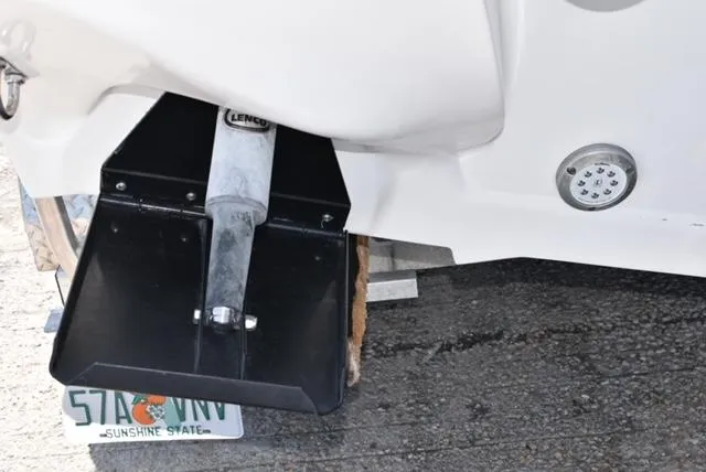 Slide: The Image of Rear view of 2007 Glasstream 273 XS boat with trim tab and Florida license plate. - 37