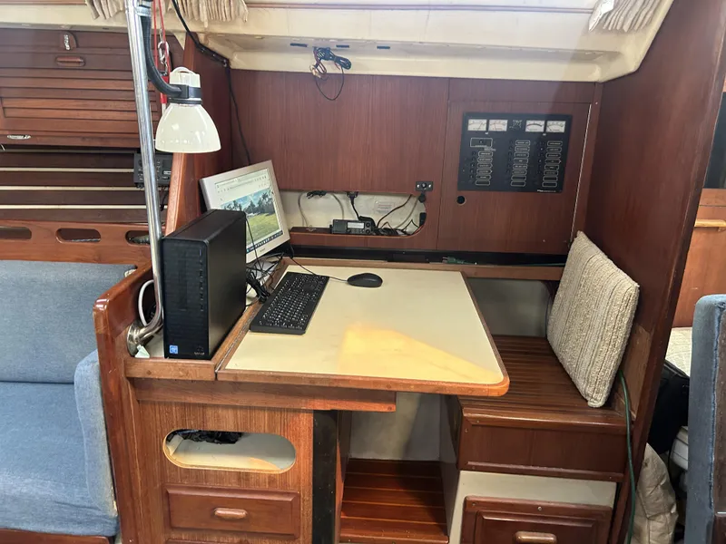 Slide: The Image of O'Day 39 Aft Cockpit 4ft 9in Draft 1986 - 61