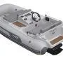Slide: The Image of 2026 AB Inflatables 290 Jet boat, sleek design, gray color, modern features. - 2