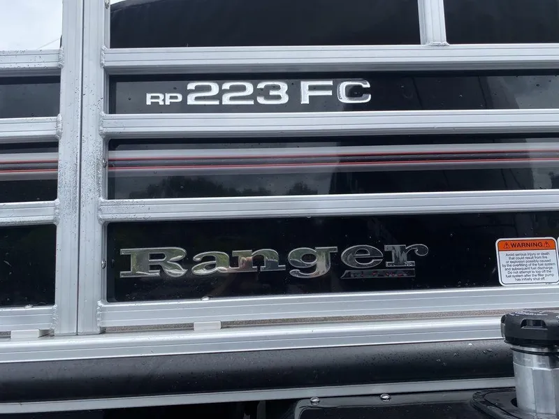 Slide: The Image of 2023 Ranger 223FC boat model nameplate - 18